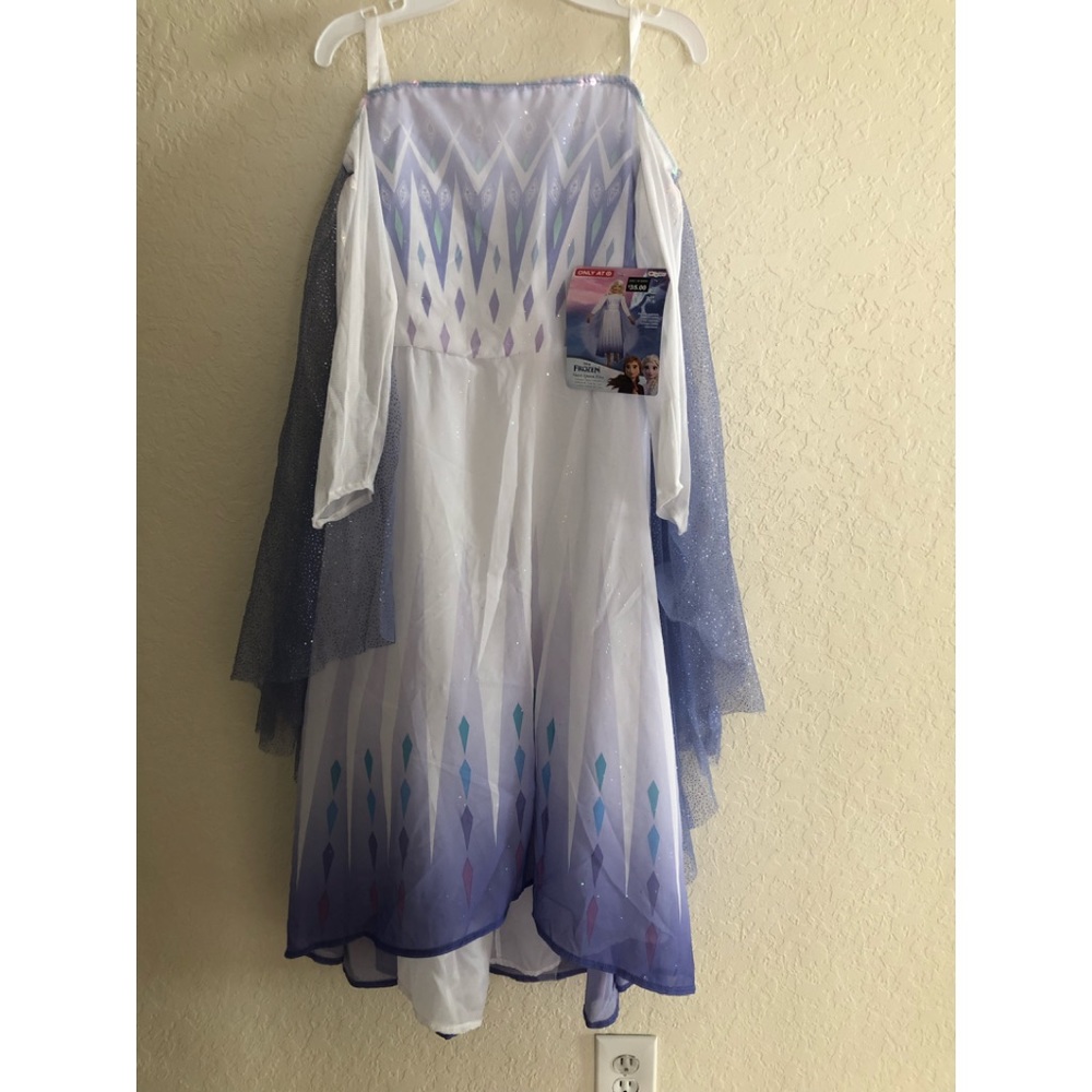 New Disguise Frozen Elsa Halloween or Dress up Costume size Medium 7-8